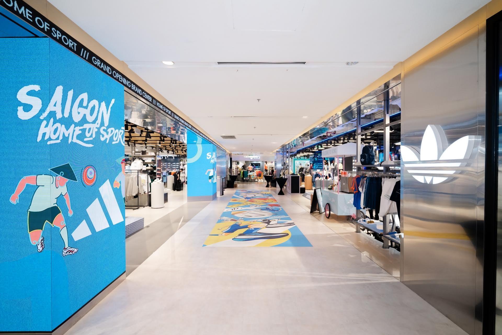 Brand Center đầu tiên của adidas tới Việt Nam: Đậm văn hoá đường phố Sài Gòn, có riêng khu vực check-in, tự ‘design’ phong cách cá nhân- Ảnh 1. Brand Center đầu tiên của adidas tới Việt Nam: Đậm văn hoá đường phố Sài Gòn, có riêng khu vực check-in, tự ‘design’ phong cách cá nhân- Ảnh 1.