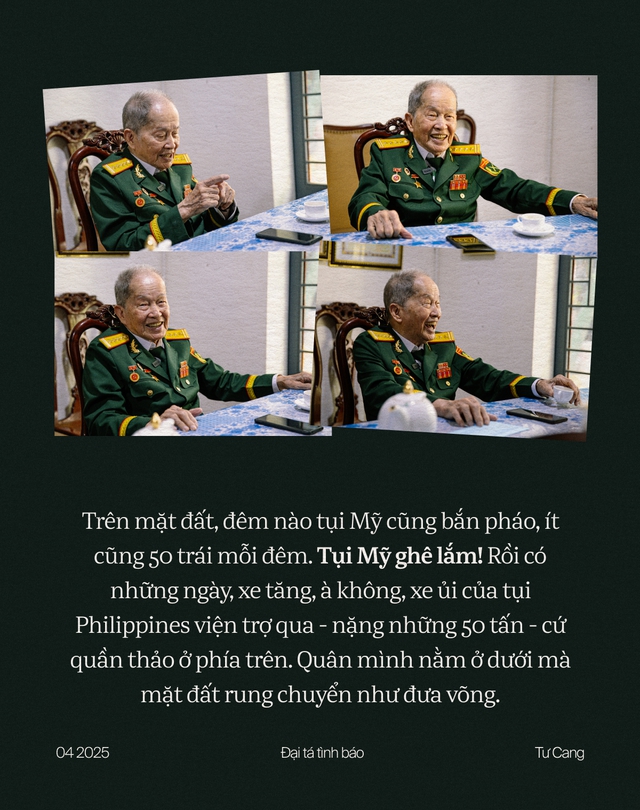 “Chạy không khom lưng thì chết!” - Gặp gỡ và lắng nghe những hồi ức từ trong địa đạo Củ Chi của Đại tá tình báo Tư Cang- Ảnh 6. “Chạy không khom lưng thì chết!” - Gặp gỡ và lắng nghe những hồi ức từ trong địa đạo Củ Chi của Đại tá tình báo Tư Cang- Ảnh 6.