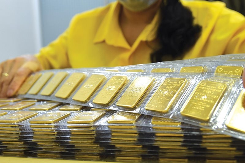 Vàng miếng SJC giảm xuống dưới 120 triệu đồng/lượng- Ảnh 1. Vàng miếng SJC giảm xuống dưới 120 triệu đồng/lượng- Ảnh 1.
