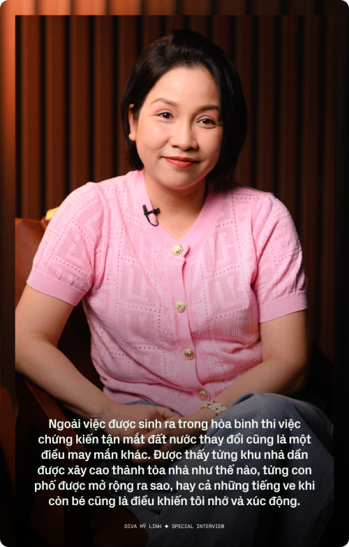 Diva Mỹ Linh nói về cột mốc sinh ra ngay sau khi đất nước thống nhất: “Hoà bình phải là đẹp nhất”- Ảnh 2.