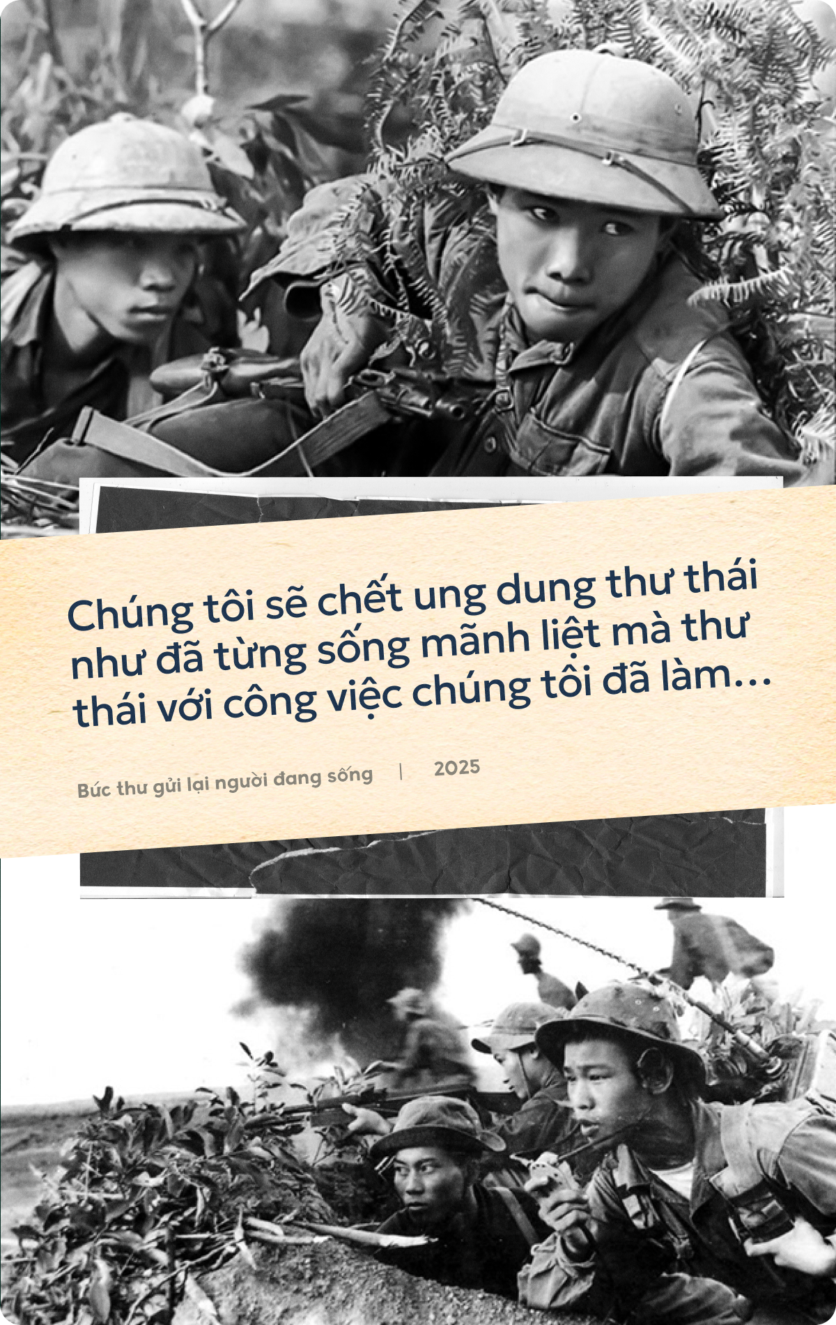"Chúng tôi đã từng sống, chiến đấu và chết trong một mùa Xuân, như trăm ngàn cái chết của người Việt Nam cho Tổ quốc"- Ảnh 1. "Chúng tôi đã từng sống, chiến đấu và chết trong một mùa Xuân, như trăm ngàn cái chết của người Việt Nam cho Tổ quốc"- Ảnh 1.