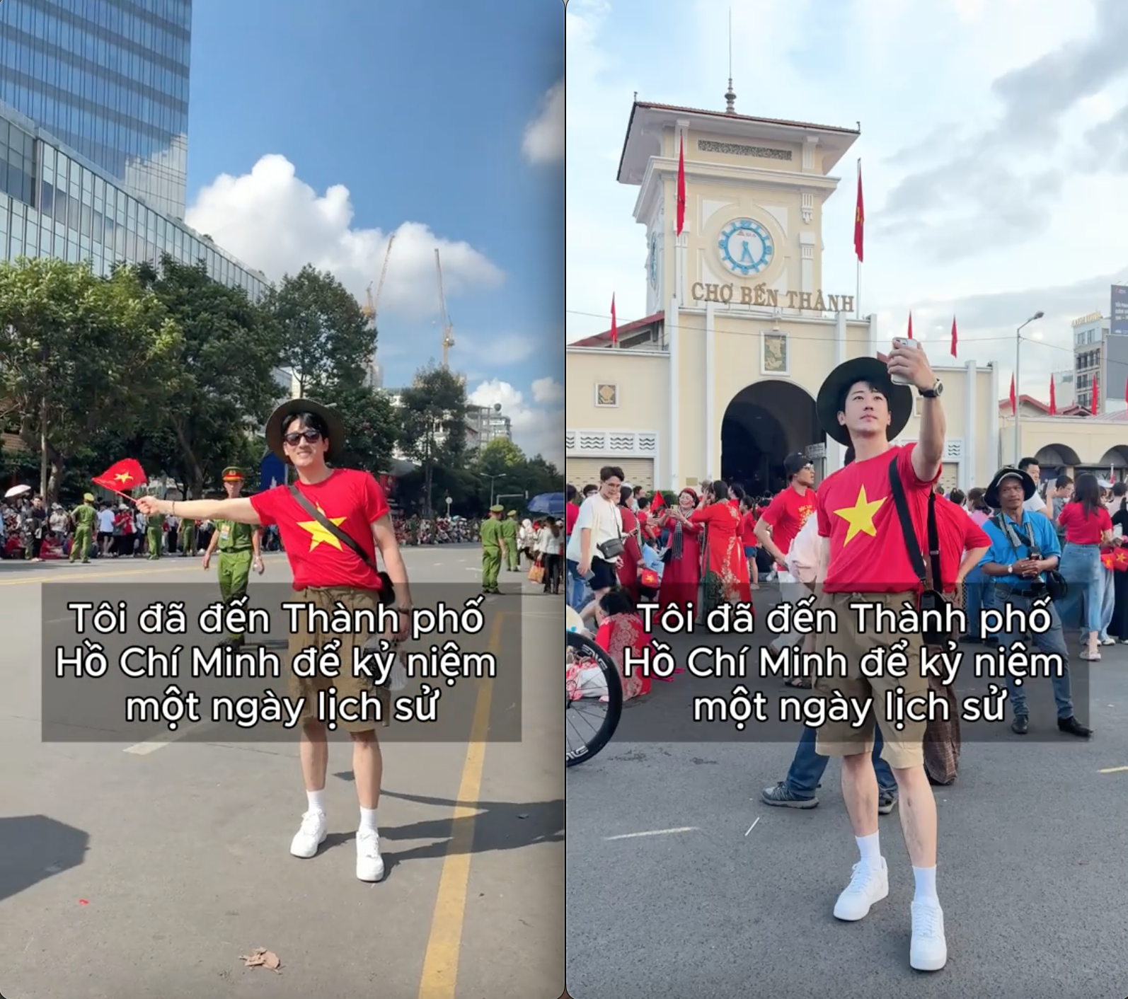 Du khách Hàn vội vã bay đến TP.HCM để được tận mắt xem diễu binh, nhìn trang cá nhân ai cũng cảm mến- Ảnh 1.