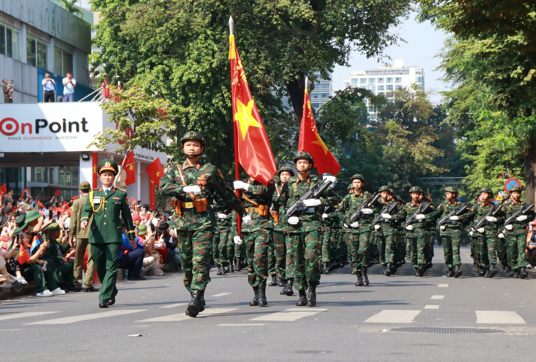 Đại lễ 30-4: Cận cảnh 8 khối hướng 3 đi trong vòng tay nhân dân- Ảnh 1.