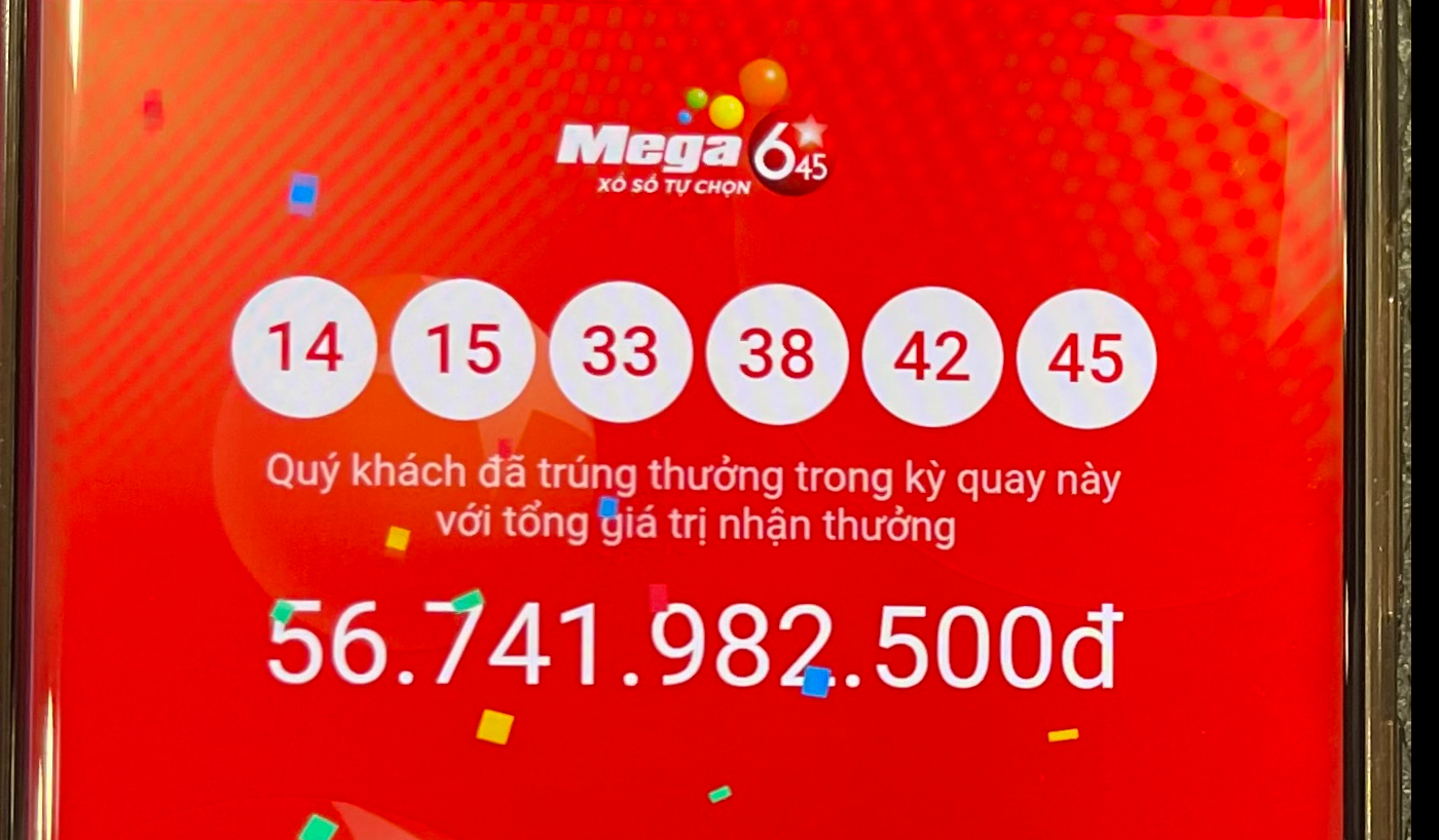 Chơi không quá 50.000 đồng/lần, người đàn ông Hà Nội trúng Vietlott hơn 56 tỷ đồng- Ảnh 2. Chơi không quá 50.000 đồng/lần, người đàn ông Hà Nội trúng Vietlott hơn 56 tỷ đồng- Ảnh 2.