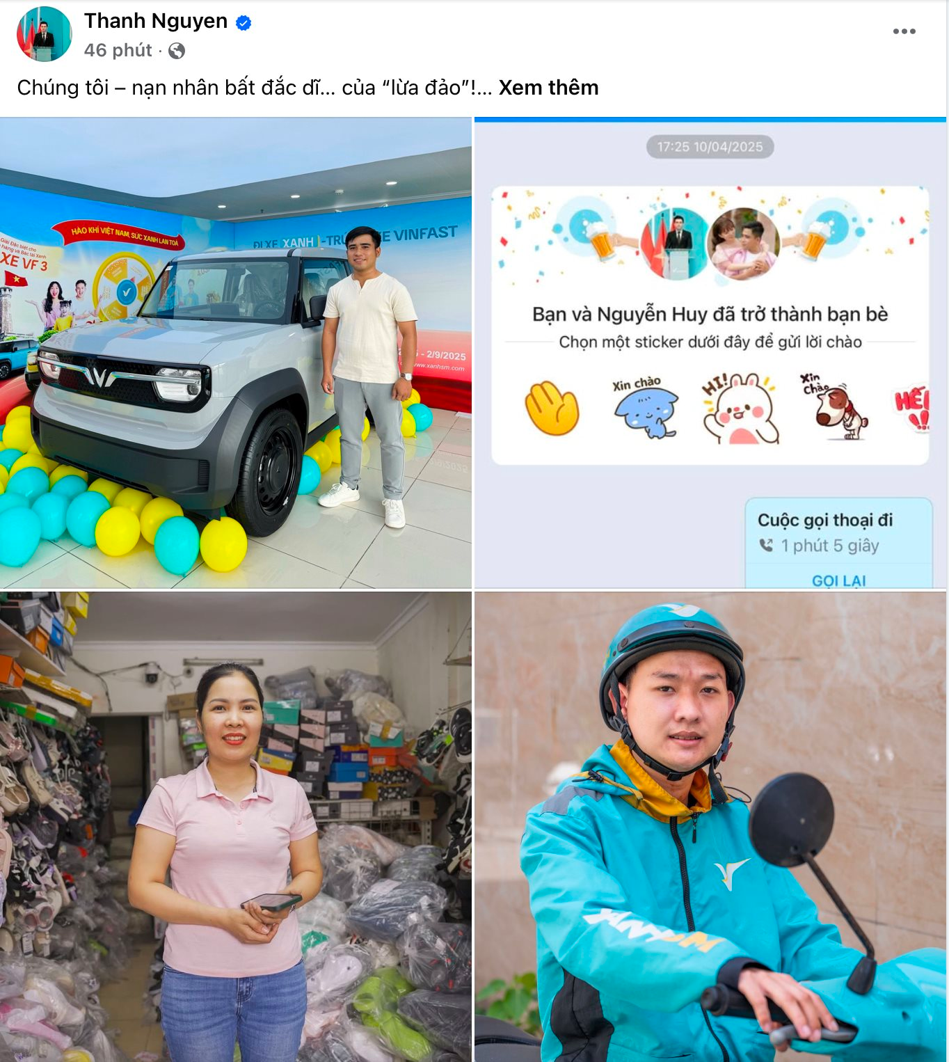 Khách trúng thưởng VF3 của GSM: CEO Nguyễn Văn Thanh đích thân gọi mới tin- Ảnh 2. Khách trúng thưởng VF3 của GSM: CEO Nguyễn Văn Thanh đích thân gọi mới tin- Ảnh 2.