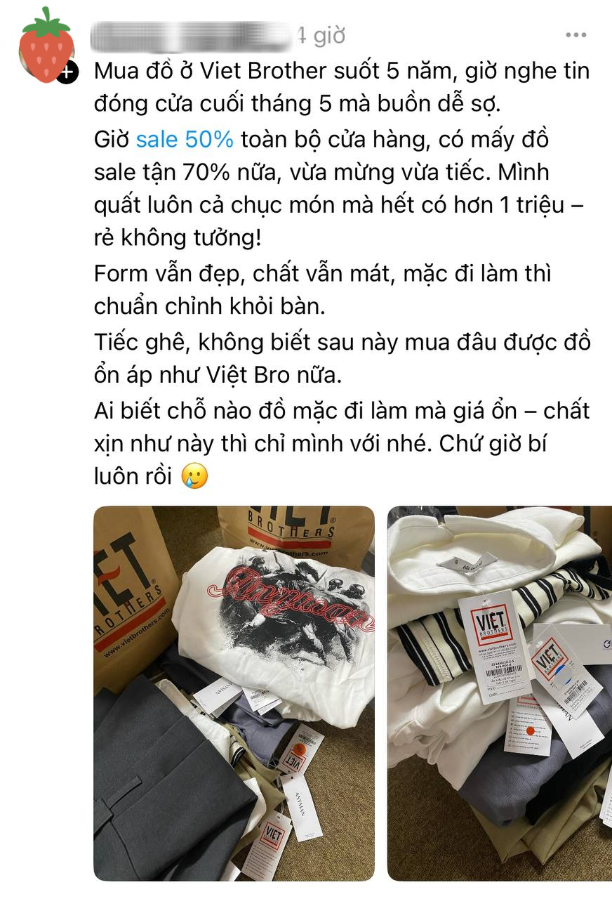 Cõi mạng đồn brand thời trang Việt 22 năm tuổi đóng cửa: Dân tình xếp hàng dài mua đồ sale sập sàn trong nước mắt- Ảnh 8.