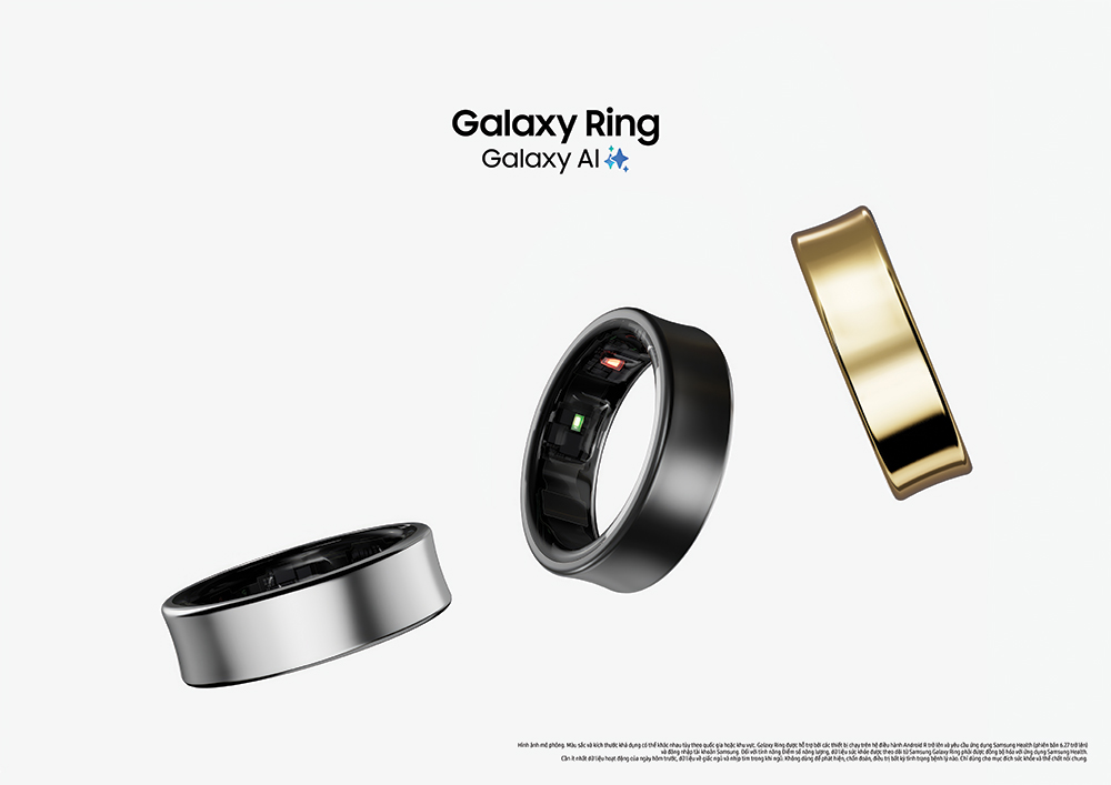 Nhẫn Galaxy Ring lên kệ Việt: Tích hợp AI, đơn giản hoá việc theo dõi sức khoẻ, giá gần 10 triệu đồng- Ảnh 1. Nhẫn Galaxy Ring lên kệ Việt: Tích hợp AI, đơn giản hoá việc theo dõi sức khoẻ, giá gần 10 triệu đồng- Ảnh 1.