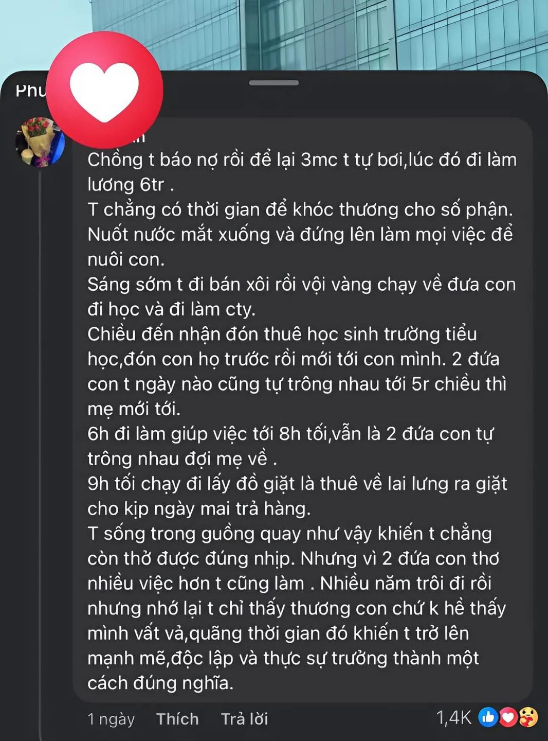 Nếu cảm thấy quá mệt mỏi hãy nhìn những gì mà người mẹ này đã làm: Không tin nổi những gì chị phải trải qua- Ảnh 1.
