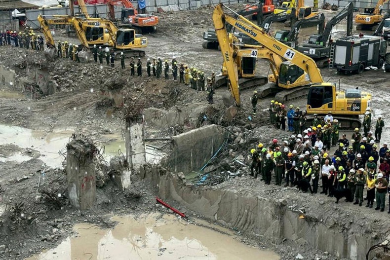 Thái Lan bắt hàng loạt người trong vụ sập tòa nhà làm 89 người chết- Ảnh 1.