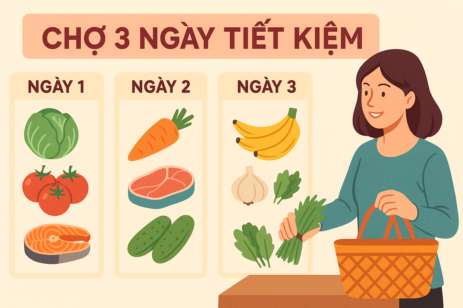 Tôi học mẹ cách đi chợ 1 lần cho 3 ngày – vừa nấu đủ, ăn hết, không lãng phí mà còn tiết kiệm gần 500.000 đồng/tháng- Ảnh 2. Tôi học mẹ cách đi chợ 1 lần cho 3 ngày – vừa nấu đủ, ăn hết, không lãng phí mà còn tiết kiệm gần 500.000 đồng/tháng- Ảnh 2.