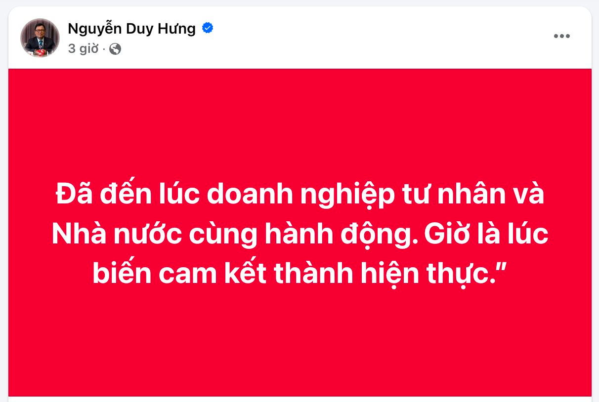 Chủ tịch SSI Nguyễn Duy Hưng: Đã đến lúc doanh nghiệp tư nhân và Nhà nước cùng hành động- Ảnh 2.