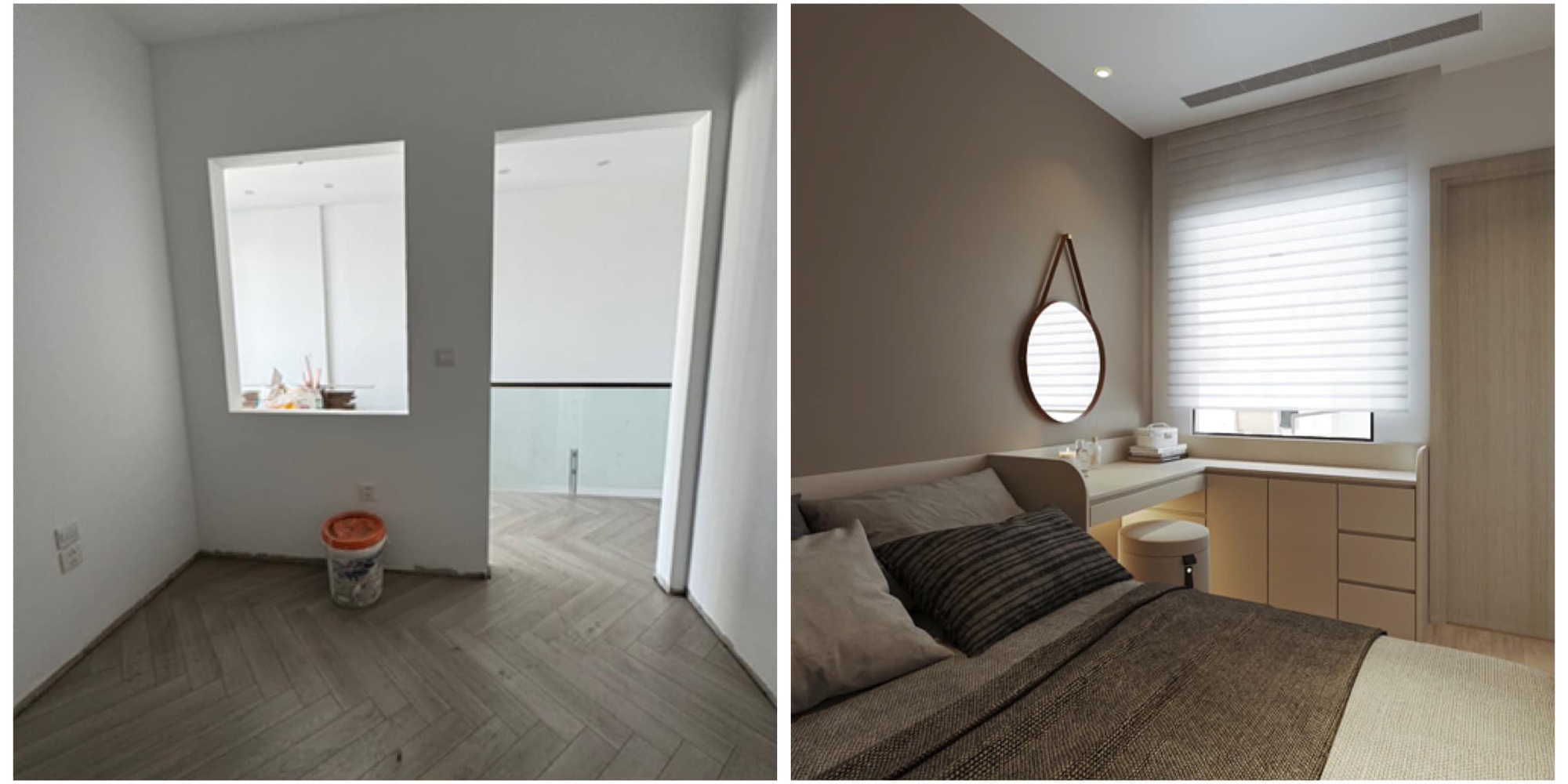 Ngắm “chốn về” bình yên của cặp vợ chồng trẻ: Không gian 