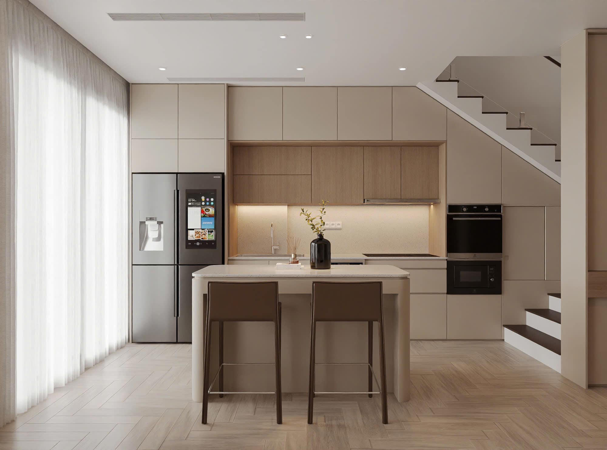 Ngắm “chốn về” bình yên của cặp vợ chồng trẻ: Không gian 