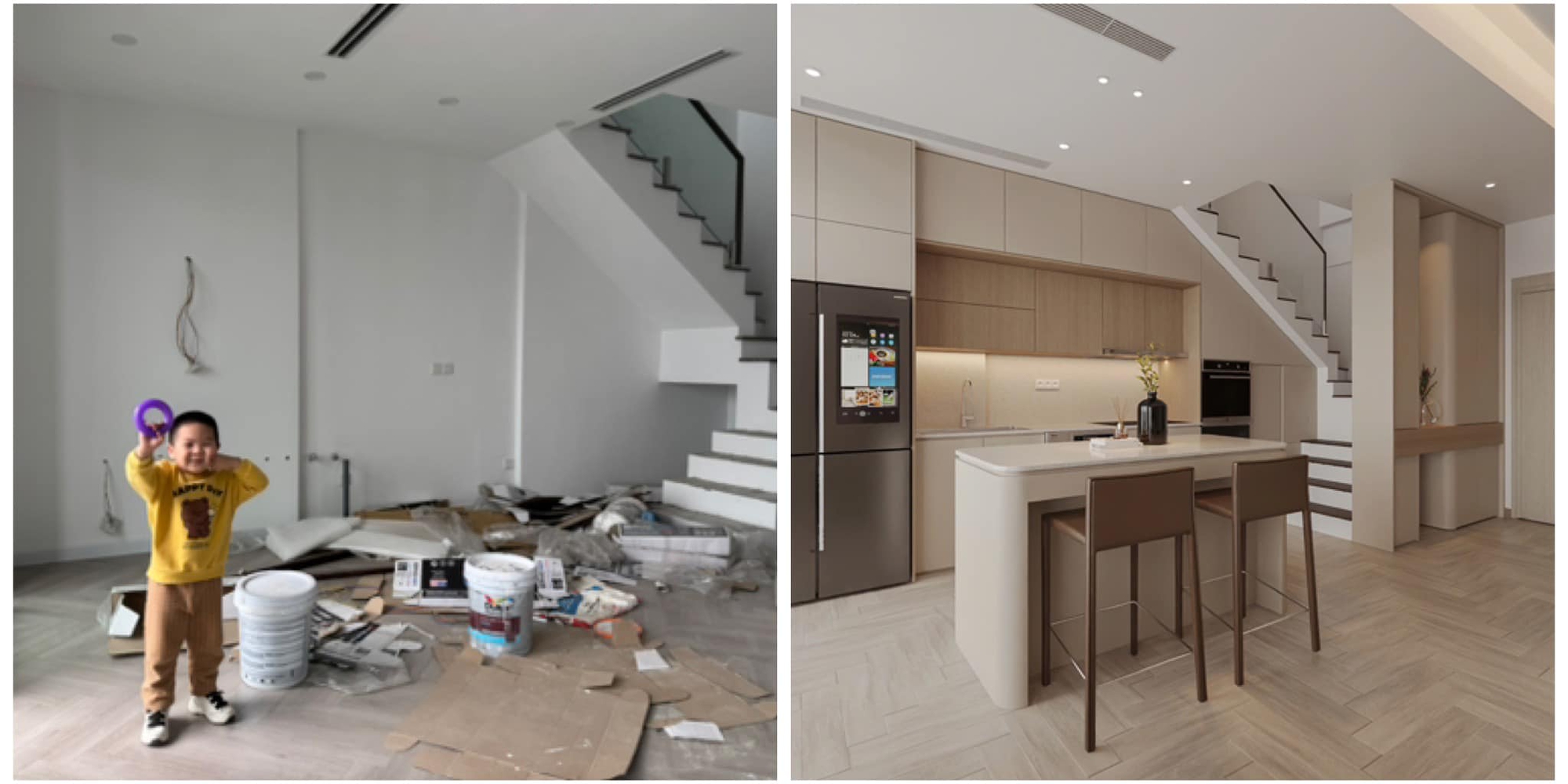 Ngắm “chốn về” bình yên của cặp vợ chồng trẻ: Không gian 