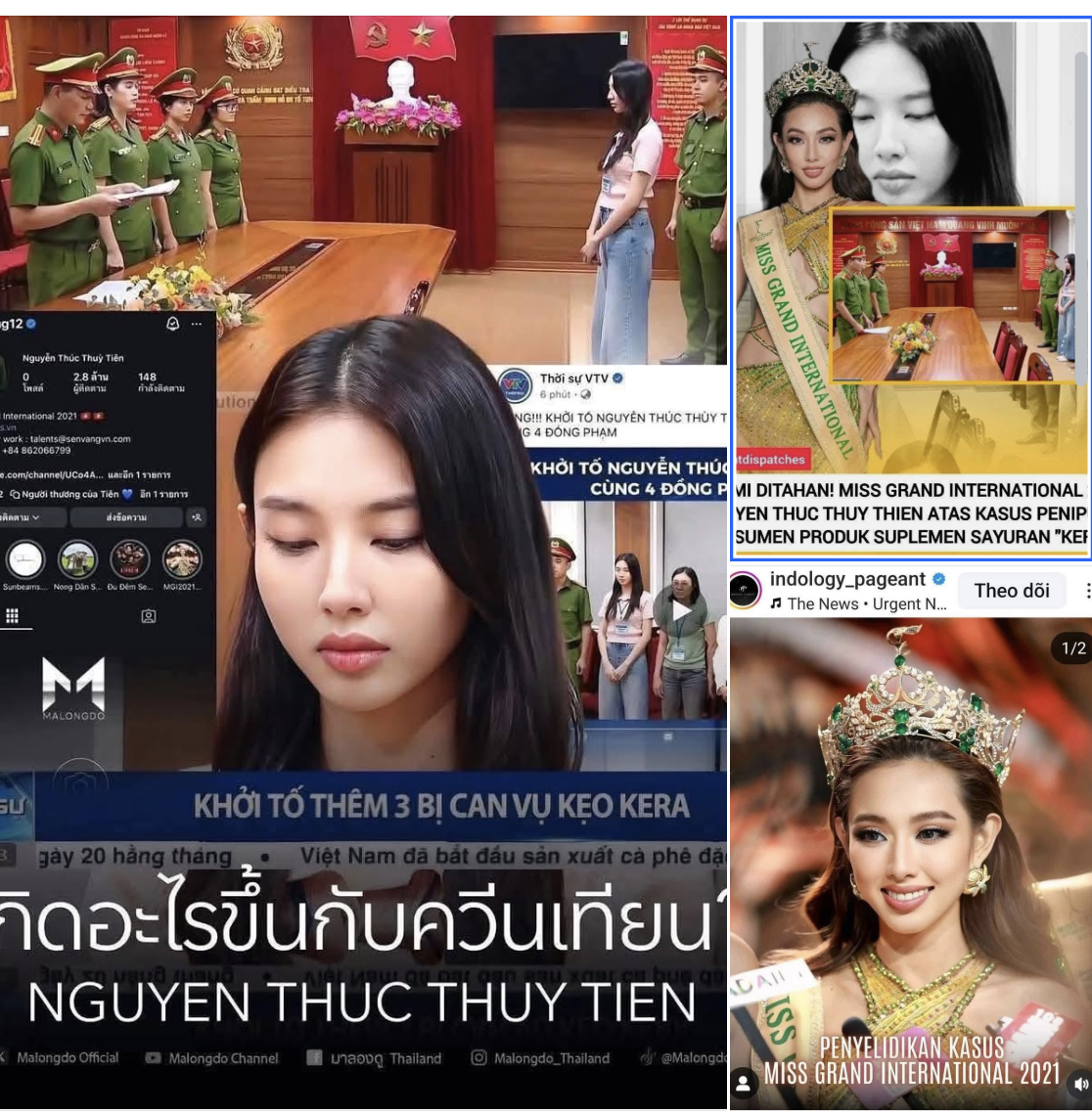 Truyền thông quốc tế chấn động vì Hoa hậu Thuỳ Tiên bị bắt- Ảnh 1. Truyền thông quốc tế chấn động vì Hoa hậu Thuỳ Tiên bị bắt- Ảnh 1.