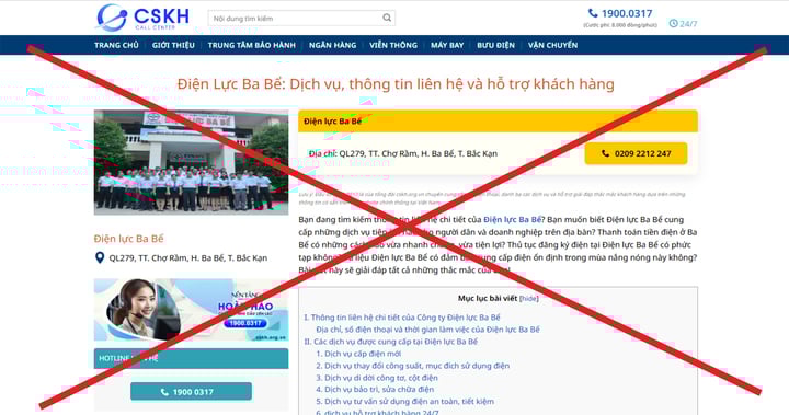 EVNNPC cảnh báo khẩn cấp trang web giả mạo thông tin lừa đảo khách hàng- Ảnh 2.