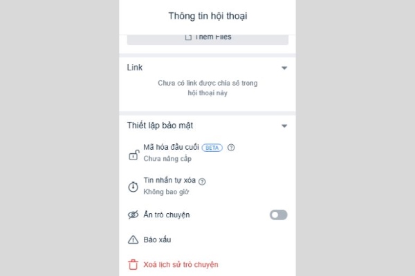 Một tính năng trên Zalo giúp nhắn tin thoải mái mà không sợ bị người ngoài đọc được- Ảnh 4.