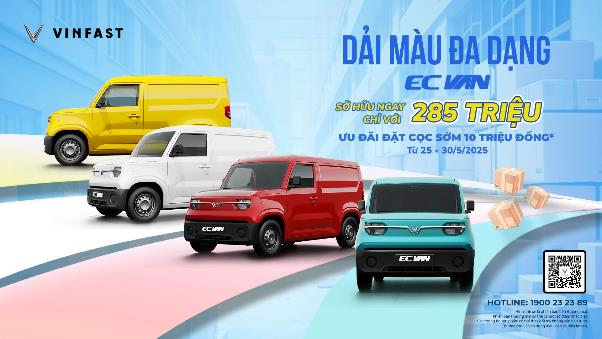 Chở khỏe – Tốn ít – Luồn lách đỉnh: EC Van sẽ chiếm sóng phân khúc xe chở hàng đô thị- Ảnh 2. Chở khỏe – Tốn ít – Luồn lách đỉnh: EC Van sẽ chiếm sóng phân khúc xe chở hàng đô thị- Ảnh 2.
