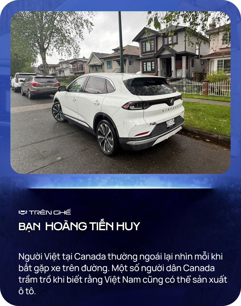 Sở hữu VinFast VF 8 tại Canada, nam Gen Z chia sẻ: ‘Tăng tốc tốt như xe xăng máy V6, nhiều người trầm trồ không tin Việt Nam cũng có thể sản xuất ô tô’- Ảnh 6.