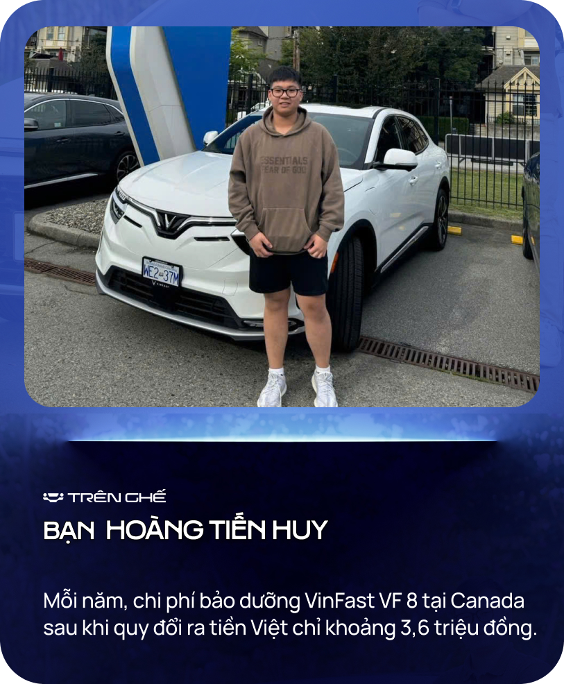 Sở hữu VinFast VF 8 tại Canada, nam Gen Z chia sẻ: ‘Tăng tốc tốt như xe xăng máy V6, nhiều người trầm trồ không tin Việt Nam cũng có thể sản xuất ô tô’- Ảnh 7.