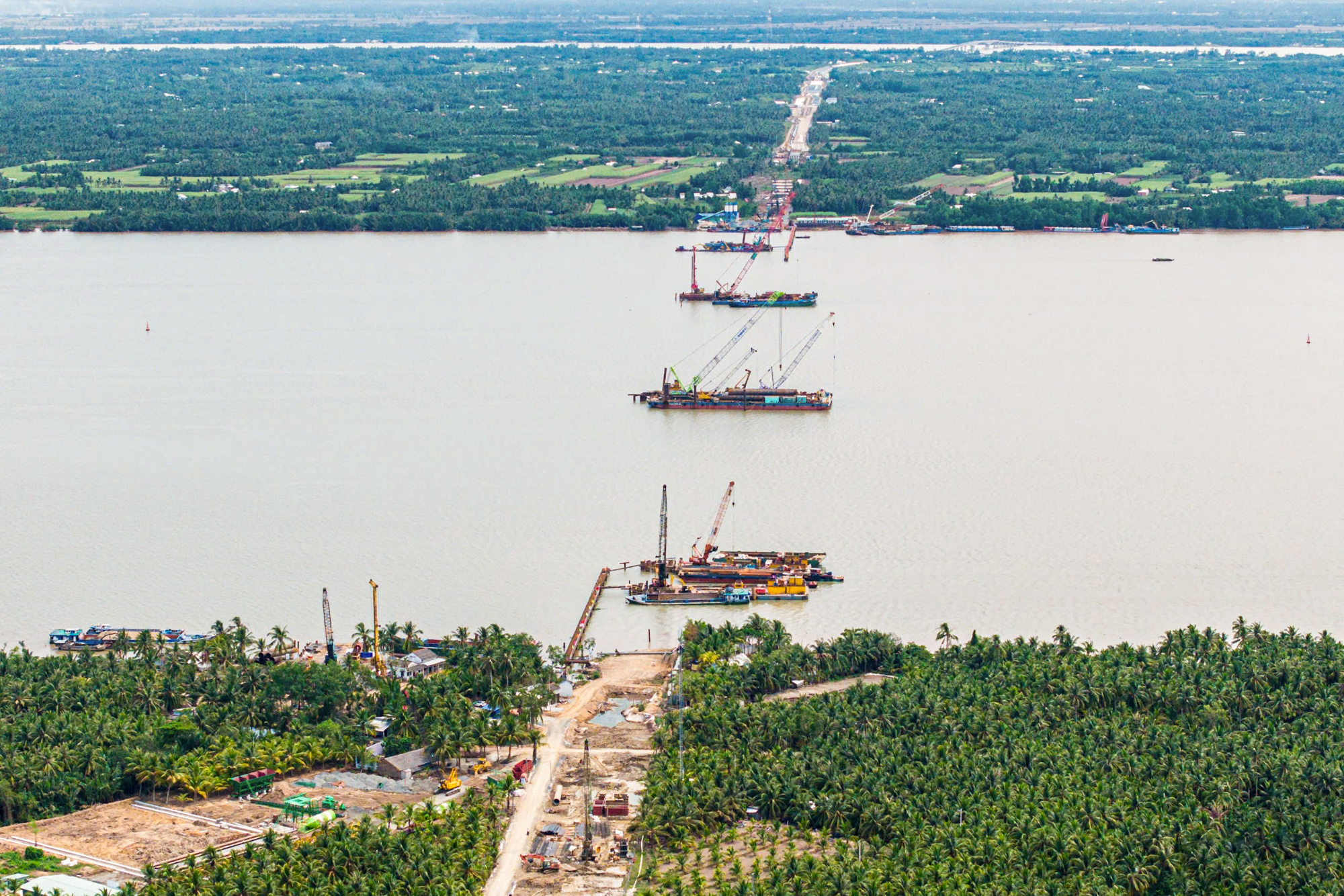Cầu có trụ tháp cao bằng toà nhà 35 tầng, nhịp chính dài thứ 2 Việt Nam, sẽ rút ngắn 80 km đường từ Cà Mau tới TP.HCM- Ảnh 3. Cầu có trụ tháp cao bằng toà nhà 35 tầng, nhịp chính dài thứ 2 Việt Nam, sẽ rút ngắn 80 km đường từ Cà Mau tới TP.HCM- Ảnh 3.