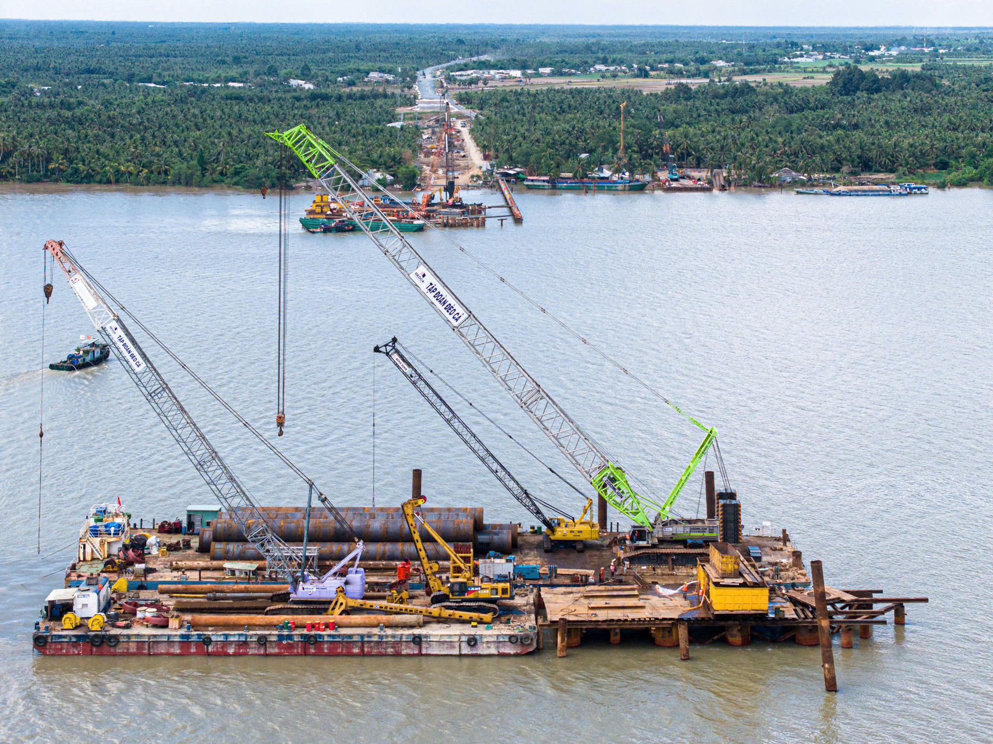 Cầu có trụ tháp cao bằng toà nhà 35 tầng, nhịp chính dài thứ 2 Việt Nam, sẽ rút ngắn 80 km đường từ Cà Mau tới TP.HCM- Ảnh 7. Cầu có trụ tháp cao bằng toà nhà 35 tầng, nhịp chính dài thứ 2 Việt Nam, sẽ rút ngắn 80 km đường từ Cà Mau tới TP.HCM- Ảnh 7.