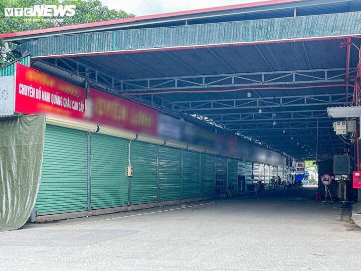 Quầy hàng đua nhau đóng cửa, 'thiên đường vải' Ninh Hiệp vắng lặng khác thường- Ảnh 2.