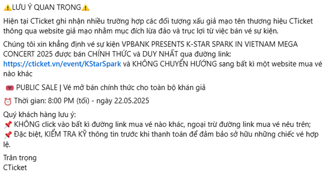 Fan bị lừa hàng triệu đồng vì web mạo danh bán vé siêu concert có G-Dragon, CL- Ảnh 4. Fan bị lừa hàng triệu đồng vì web mạo danh bán vé siêu concert có G-Dragon, CL- Ảnh 4.
