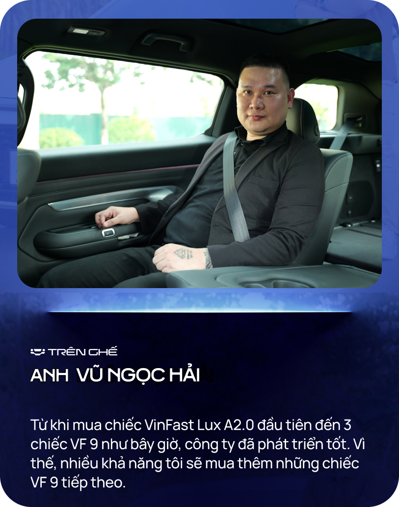Doanh nhân mua 3 xe VinFast VF 9: ‘Có điểm ăn đứt Prado, Explorer, sẽ mua thêm vài chiếc nữa nếu…’- Ảnh 12.
