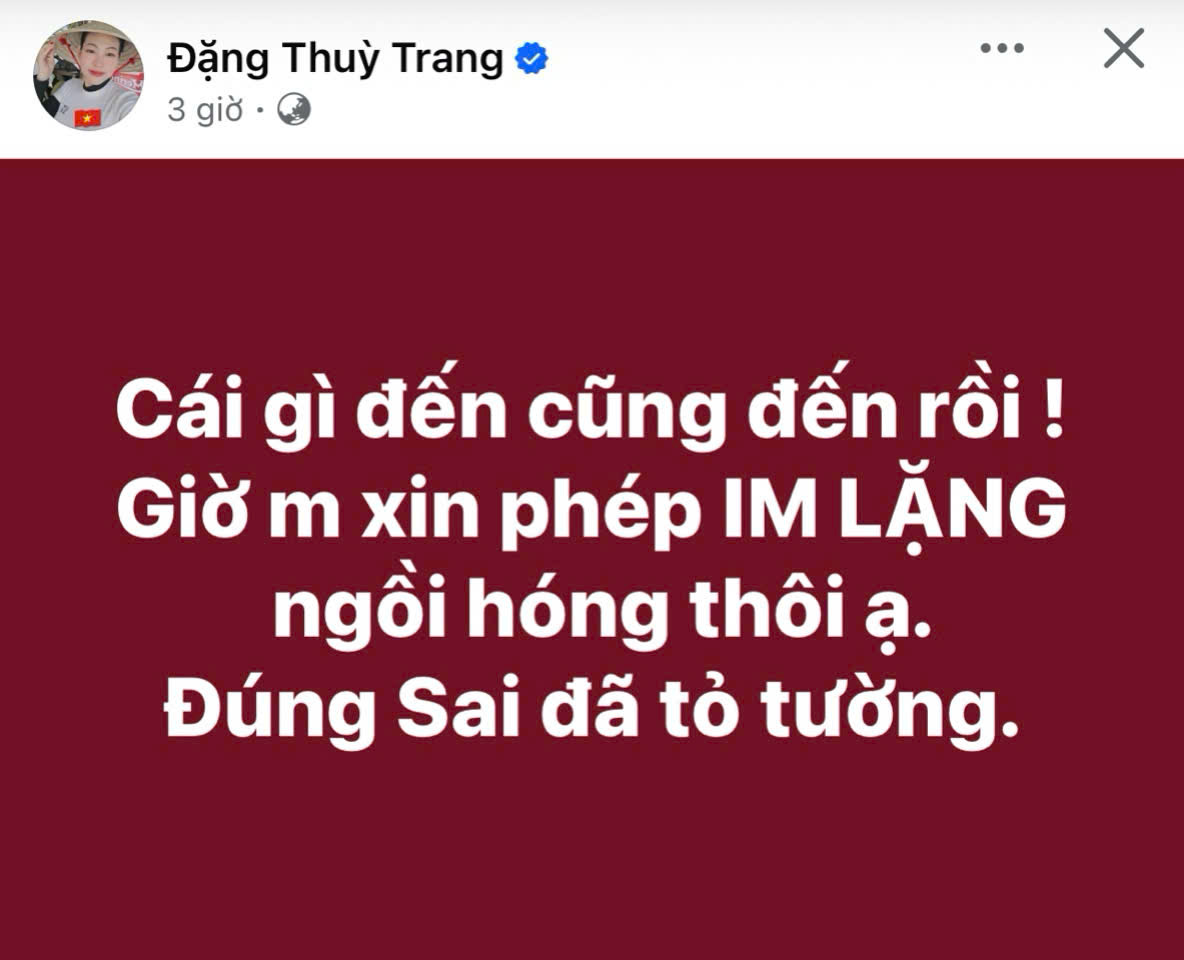 Chị gái Hoa hậu Đặng Thu Thảo phát ngôn ẩn ý sau khi Hoa hậu Thùy Tiên bị khởi tố- Ảnh 4. Chị gái Hoa hậu Đặng Thu Thảo phát ngôn ẩn ý sau khi Hoa hậu Thùy Tiên bị khởi tố- Ảnh 4.