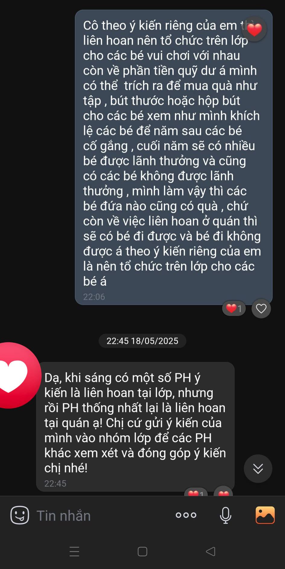 Phụ huynh TP.HCM tố ban đại diện rủ liên hoan lớp cuối năm ở "quán nhậu": Sự thật khiến chị bị chỉ trích!- Ảnh 1. Phụ huynh TP.HCM tố ban đại diện rủ liên hoan lớp cuối năm ở "quán nhậu": Sự thật khiến chị bị chỉ trích!- Ảnh 1.
