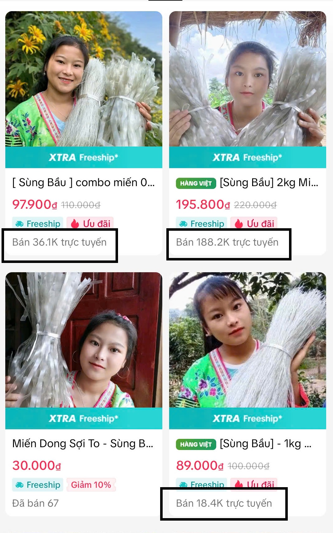 Choáng với doanh thu của Sùng Bầu sau 2 năm khởi nghiệp bán miến dong trên TikTok Shop- Ảnh 3. Choáng với doanh thu của Sùng Bầu sau 2 năm khởi nghiệp bán miến dong trên TikTok Shop- Ảnh 3.