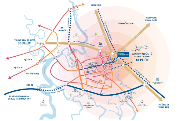 Đường sắt nhẹ Thủ Thiêm - Long Thành kết nối FIATO AIRPORT CITY với sân bay Long Thành- Ảnh 1.