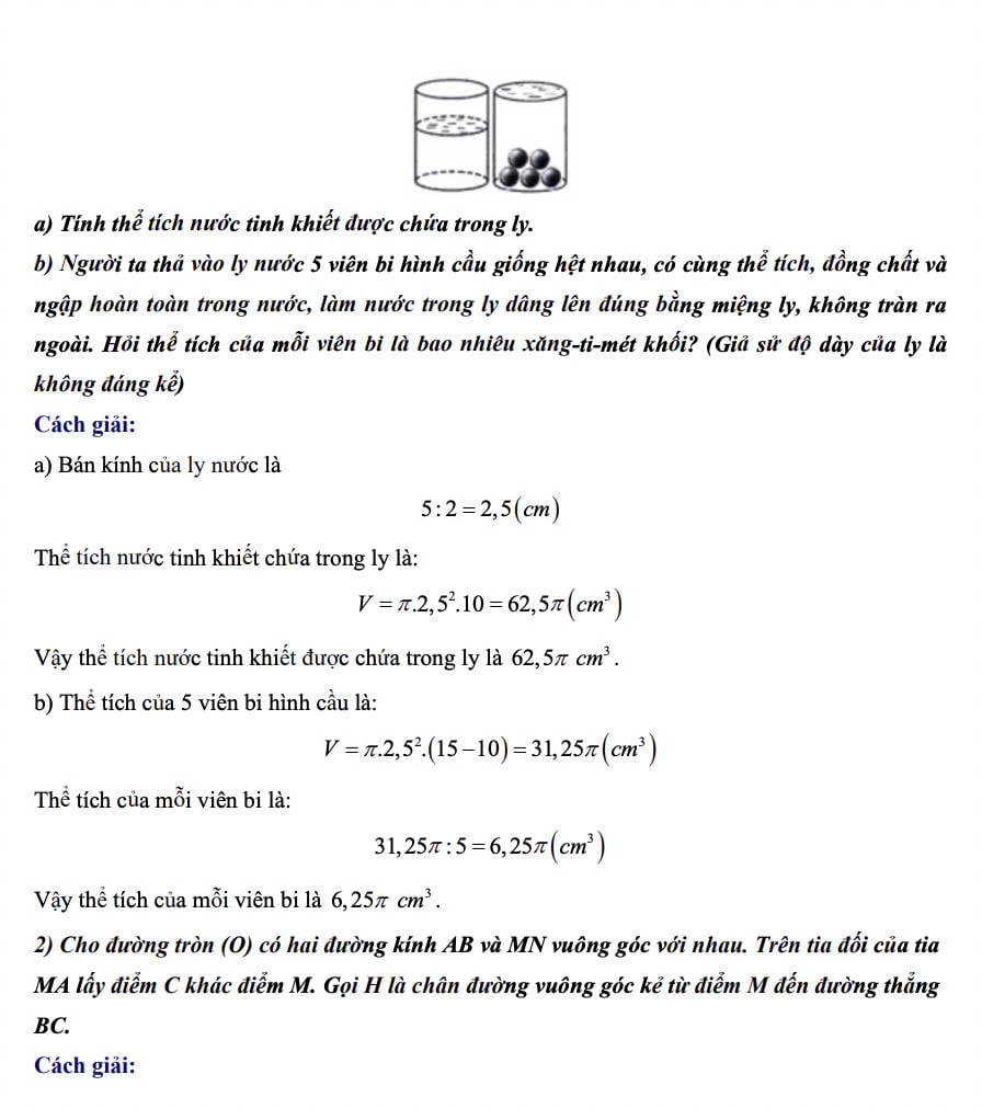 Đề minh họa thi vào 10 Hà Nội 2025 môn Toán và đáp án- Ảnh 7.