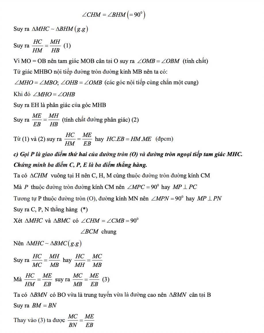 Đề minh họa thi vào 10 Hà Nội 2025 môn Toán và đáp án- Ảnh 9.