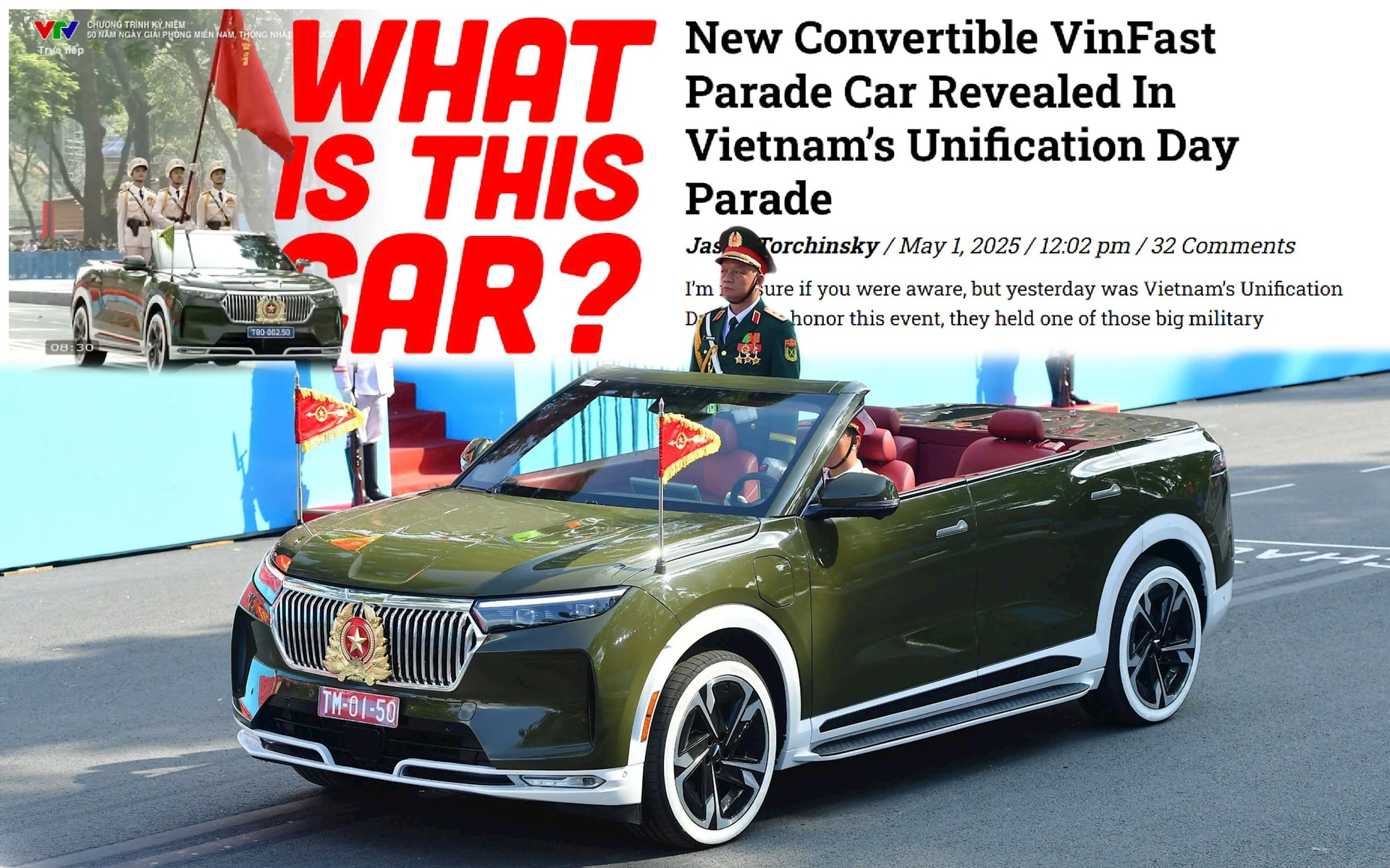 Khách nước ngoài thắc mắc mãi về xe diễu binh ở Việt Nam, chuyên trang xe của Mỹ giải đáp có chính xác?- Ảnh 1. Khách nước ngoài thắc mắc mãi về xe diễu binh ở Việt Nam, chuyên trang xe của Mỹ giải đáp có chính xác?- Ảnh 1.