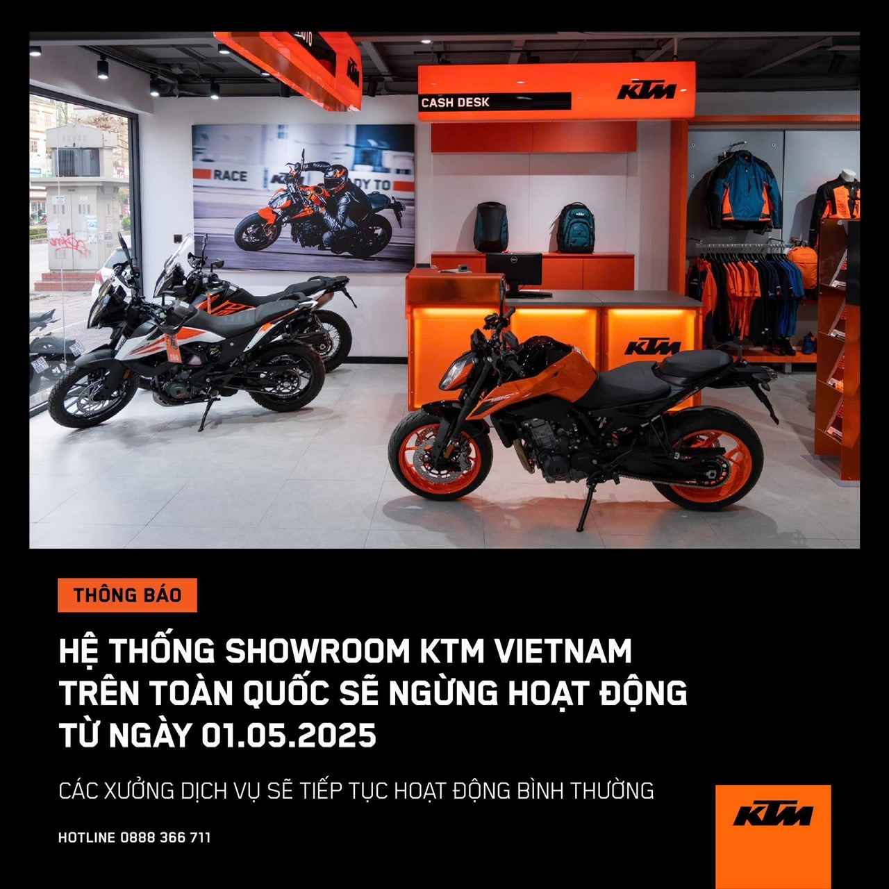 Showroom mô tô KTM ngừng hoạt động sau khi ồ ạt khuyến mãi- Ảnh 1.
