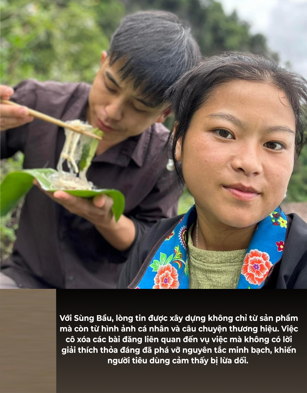 Cú đánh mạnh vào hình ảnh của Sùng Bầu và "đế chế" miến dong - Ảnh 2.