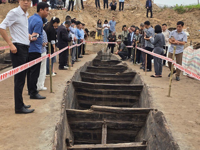 Kết luận ban đầu về di tích thuyền cổ ở Bắc Ninh- Ảnh 1.