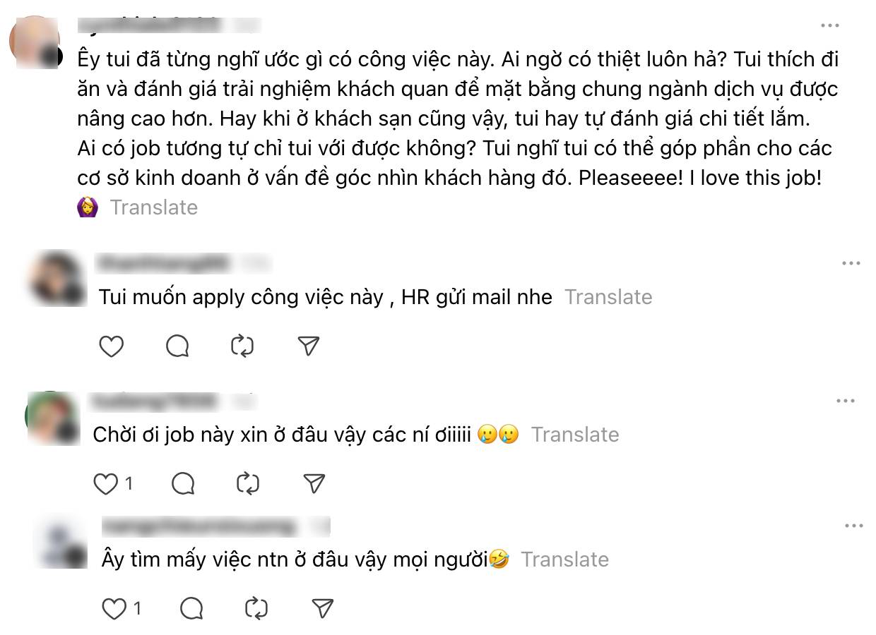 Cô gái tiết lộ về nghề "đi ăn miễn phí" ở nhiều nhà hàng hot tại Việt Nam, netizen rần rần ứng tuyển và điều mà người trong cuộc nói- Ảnh 2.