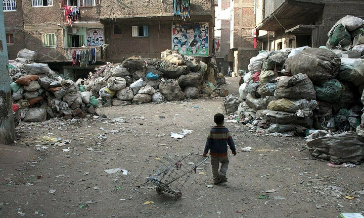 Bí ẩn khu phố nổi tiếng nhờ rác ở Ai Cập- Ảnh 1.