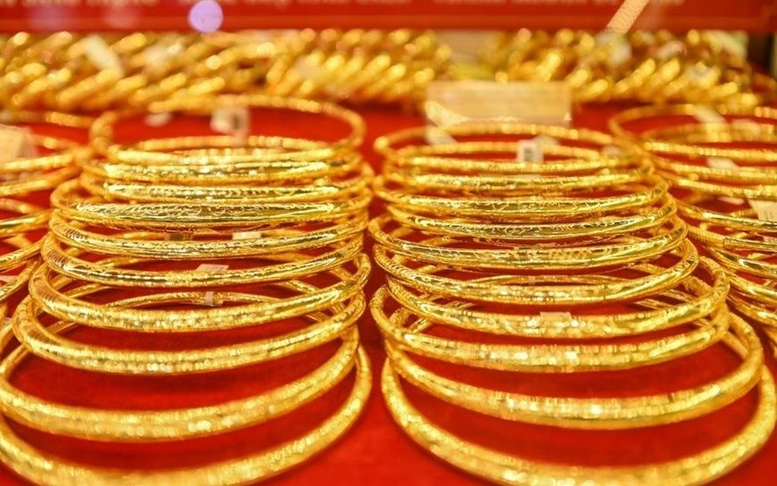 Sáng 5/5, giá vàng trong nước tăng- Ảnh 1. Sáng 5/5, giá vàng trong nước tăng- Ảnh 1.