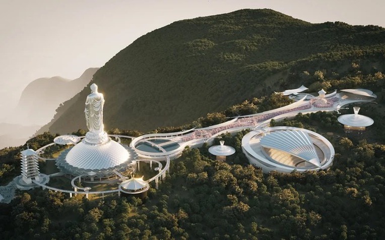 Việt Nam sắp có công trình lớn nhất thế giới tại khu du lịch tâm linh mới được đầu tư 35.000 tỷ đồng- Ảnh 1.