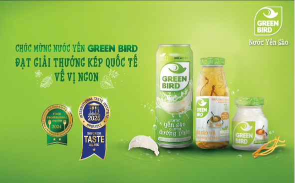 Green Bird giành giải thưởng kép quốc tế về vị ngon- Ảnh 1. Green Bird giành giải thưởng kép quốc tế về vị ngon- Ảnh 1.
