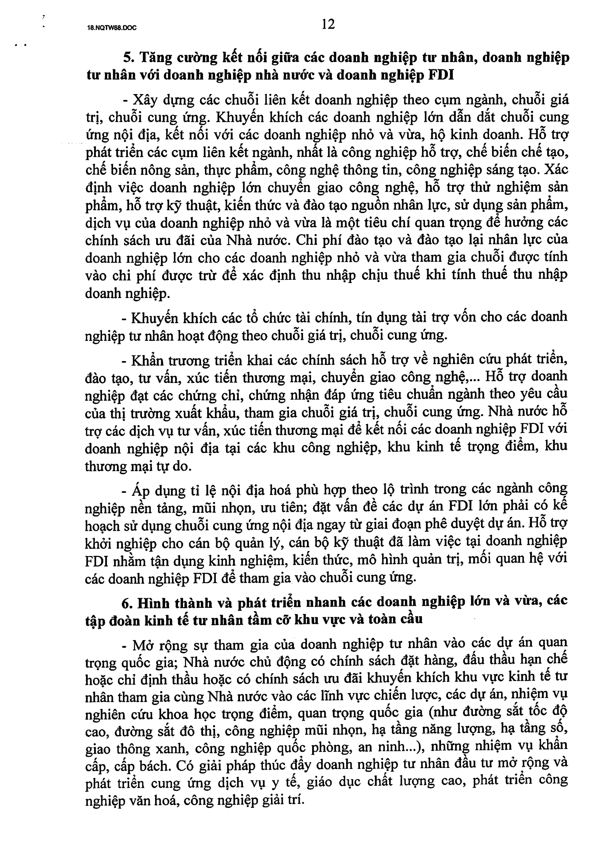 TOÀN VĂN: Nghị quyết số 68-NQ/TW về phát triển kinh tế tư nhân- Ảnh 12. TOÀN VĂN: Nghị quyết số 68-NQ/TW về phát triển kinh tế tư nhân- Ảnh 12.