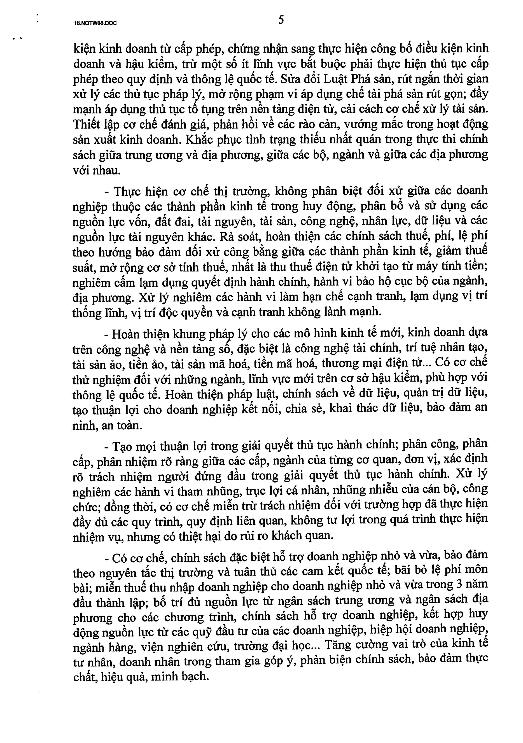 TOÀN VĂN: Nghị quyết số 68-NQ/TW về phát triển kinh tế tư nhân- Ảnh 5. TOÀN VĂN: Nghị quyết số 68-NQ/TW về phát triển kinh tế tư nhân- Ảnh 5.