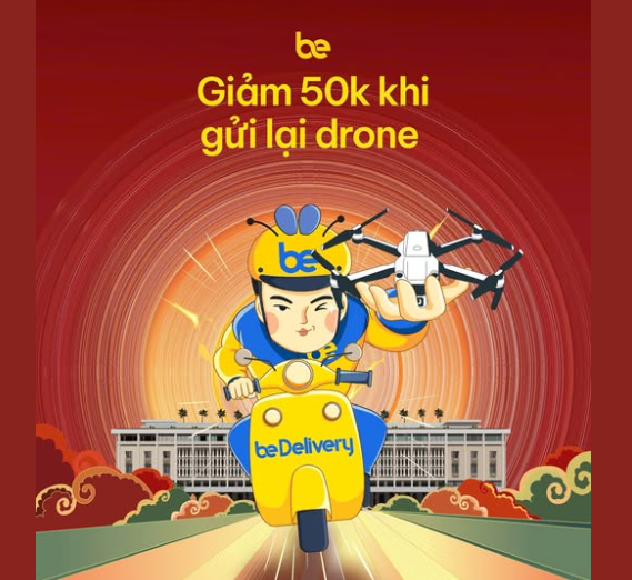Hậu sự cố drone rơi: Be tung chương trình giảm 50.000 đồng cho mỗi cuốc xe trả lại drone- Ảnh 2.