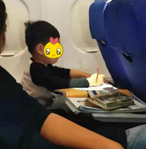 Cả cõi mạng ngơ ngác trước loạt hình ảnh được chụp trên máy bay của các em bé nhà giàu- Ảnh 1.