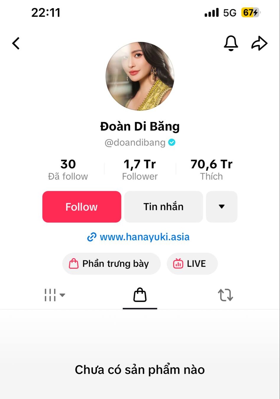 Đoàn Di Băng khoá bình luận và gỡ giỏ hàng trên TikTok, lần gần nhất lộ diện đã từ giữa tháng 5