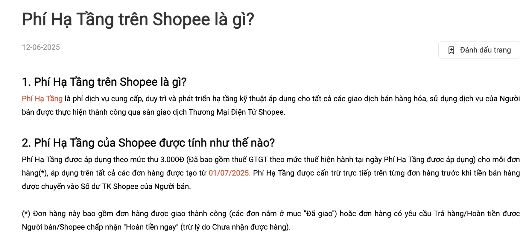 Nóng: Từ 1/7, Shopee thu phí hạ tầng 3.000 đồng/đơn hàng - Ảnh 3.